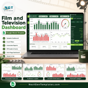 Film and Television Dashboard in Google Sheets