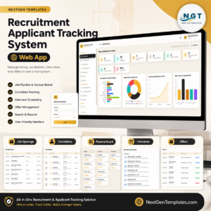 Recruitment Applicant Tracking System Web App