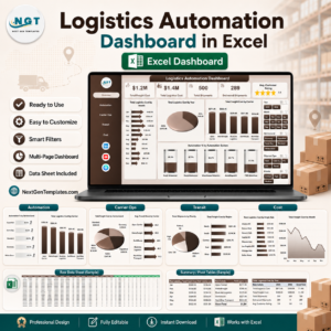 Logistics Automation Dashboard in Excel