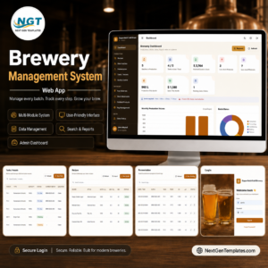 Brewery Management System Web App