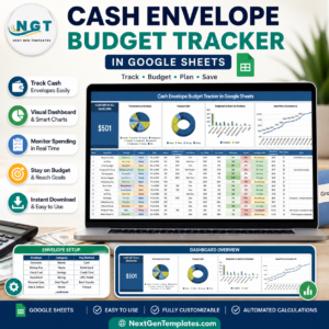 Cash Envelope Budget Tracker in Google Sheets