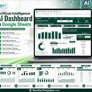 Artificial Intelligence AI Dashboard in Google Sheets