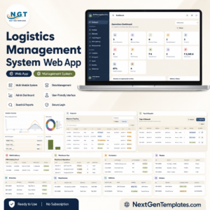 Logistics Management System Web App