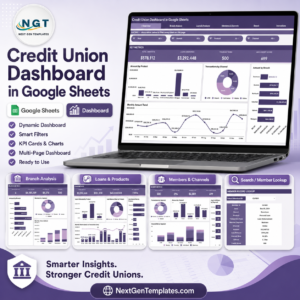 Credit Union Dashboard in Google Sheets