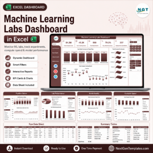 Machine Learning Labs Dashboard in Excel