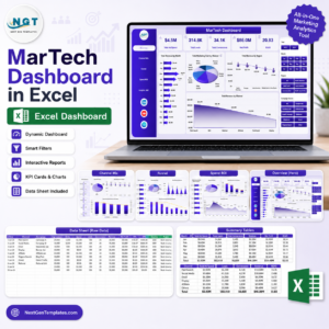 MarTech Dashboard in Excel