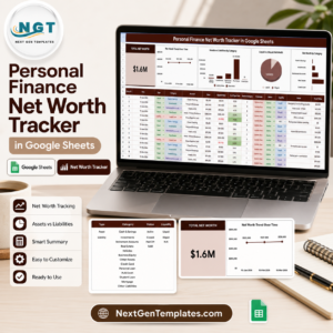 Personal Finance Net Worth Tracker in Google Sheets