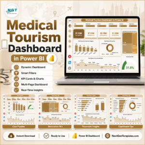 Medical Tourism Dashboard in Power BI