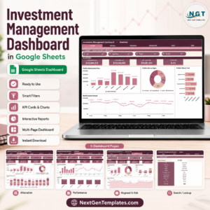 Investment Management Dashboard in Google Sheets