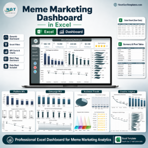 Meme Marketing Dashboard in Excel