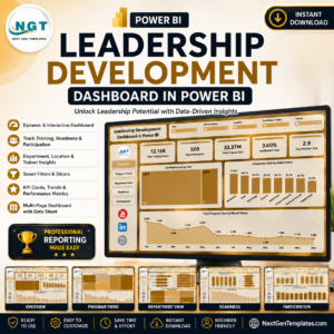 Leadership Development Dashboard in Power BI