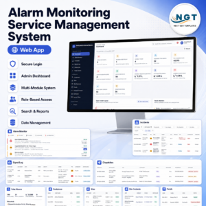 Alarm Monitoring Service Management System Web App by NextGenTemplates