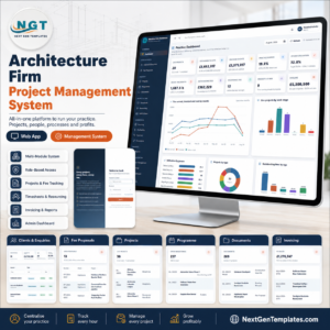 Architecture Firm Project Management System Web App - product cover