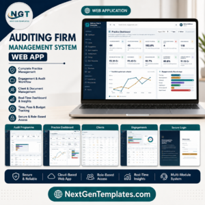 Auditing Firm Management System Web App for audit and accounting practices