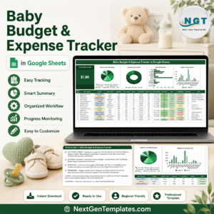 Baby Budget & Expense Tracker in Google Sheets