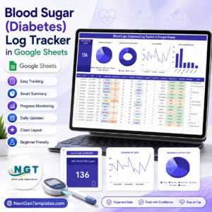 Blood Sugar (Diabetes) Log Tracker in Google Sheets