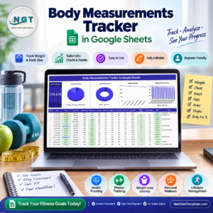 Body Measurements Tracker in Google Sheets