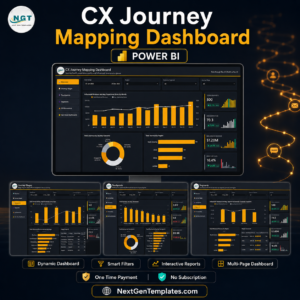 CX Journey Mapping Dashboard in Power BI