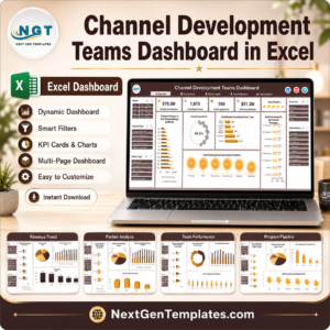 Channel Development Teams Dashboard in Excel