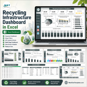 Recycling Infrastructure Dashboard in Excel