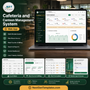 Cafeteria and Canteen Management System Web App