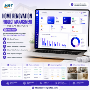 Home Renovation Project Management Web App