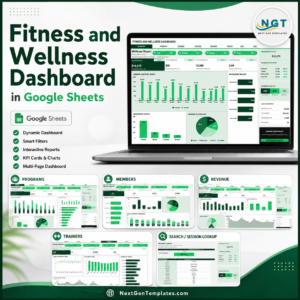 Fitness and Wellness Dashboard in Google Sheets