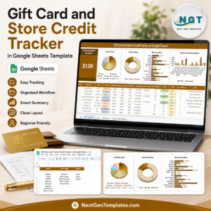 Gift Card and Store Credit Tracker in Google Sheets