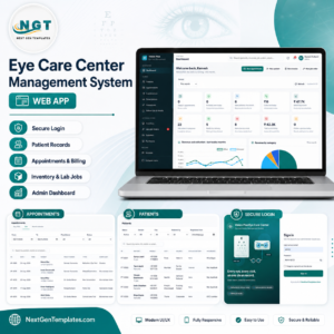 Eye Care Center Management System Web App