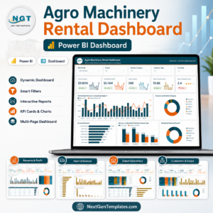 Agro Machinery Rental Dashboard in Power BI