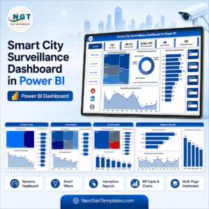 Smart City Surveillance Dashboard in Power BI