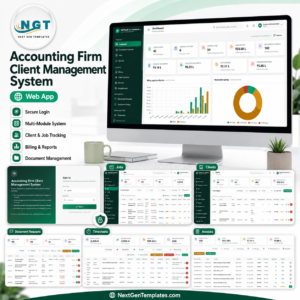 Accounting Firm Client Management System Web App