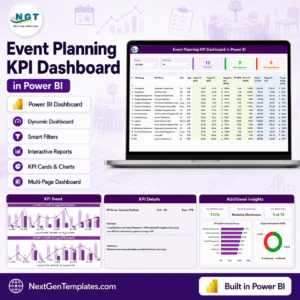 Event Planning KPI Dashboard in Power BI