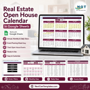 Real Estate Open House Calendar in Google Sheets