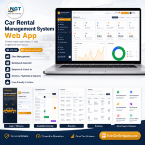 Car Rental Management System Web App