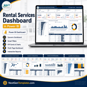 Rental Services Dashboard in Power BI
