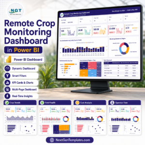 Remote Crop Monitoring Dashboard in Power BI
