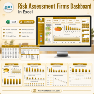 Risk Assessment Firms Dashboard in Excel