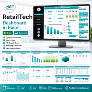 RetailTech Dashboard in Excel