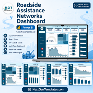 Roadside Assistance Networks Dashboard in Power BI