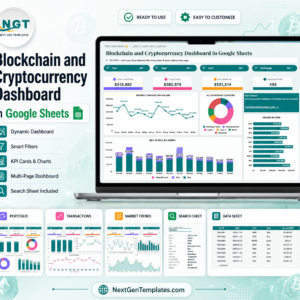 Blockchain and Cryptocurrency Dashboard in Google Sheets