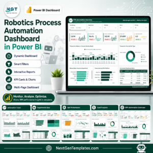 Robotics Process Automation Dashboard in Power BI
