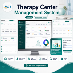 Therapy Center Management System Web App