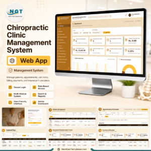 Chiropractic Clinic Management System Web App