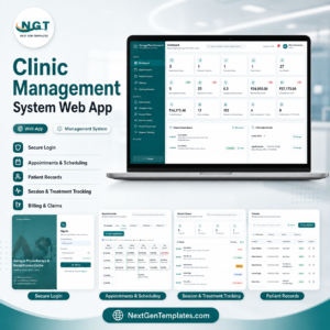 Physiotherapy Clinic Management System Web App