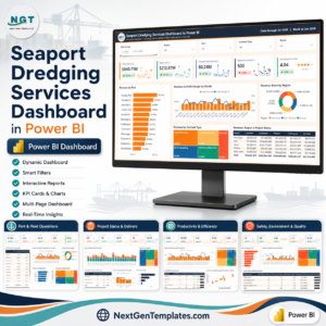 Seaport Dredging Services Dashboard in Power BI