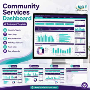 Community Services Dashboard in Google Sheets