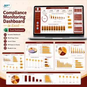 Compliance Monitoring Dashboard in Excel product image