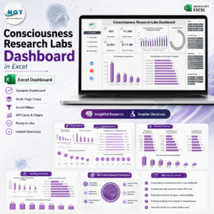 Consciousness Research Labs Dashboard in Excel product cover