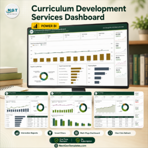 Curriculum Development Services Dashboard in Power BI